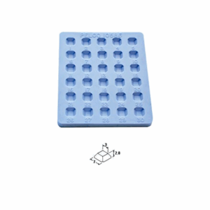 3mm Square Face Mold