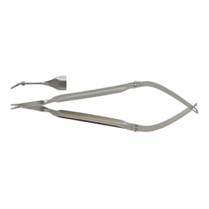 Dennis Shanelee Vannas Scissors, Angled, 135mm