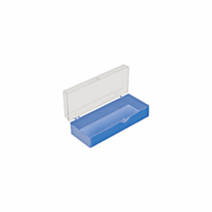 Small, Flat, Polystyrene Boxes with Hinges, 11.4 x 4.4 x 2.9cm