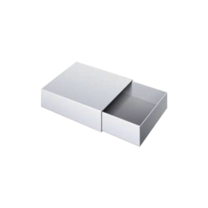 White Cardboard Slide Boxes, Small