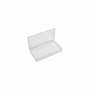 Small, Flat, Polystyrene Boxes with Hinges, 17.1 x 8.9 x 2.5cm