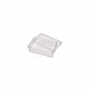 Small, Flat, Polystyrene Boxes with Hinges, 14.9 x 9.2 x 3.8cm
