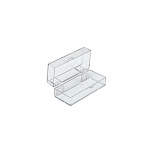 Small Plastic Boxes with Hinges, 7.3 x 3 x 2.5cm