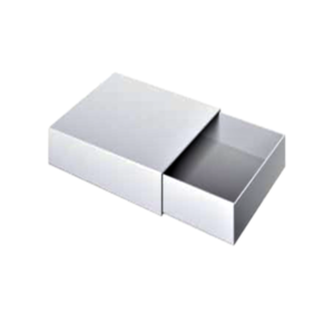 White Cardboard Slide Boxes, Medium