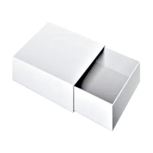 White Cardboard Slide Boxes, Large