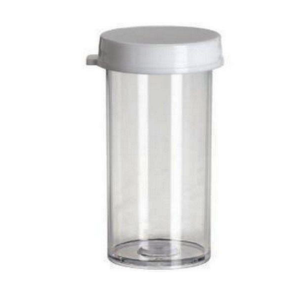 Styrene Straight Sided Vials with Caps