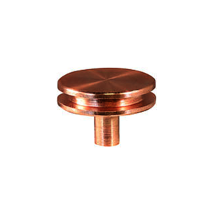 Copper, grooved edge, 12.7mm, 6mm pin