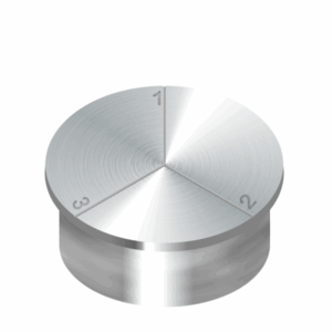 15 x 6mm x M4 cylinder mount with 3 divisions