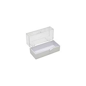 Small Plastic Boxes with Hinges, 7.3 x 3 x 3.2cm