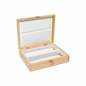 Wooden Microscope Slide Storage Boxes for Large Slides
