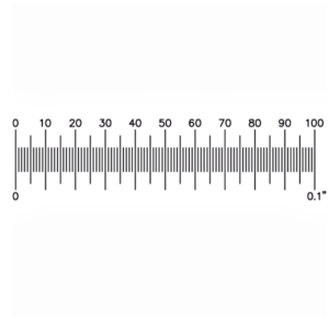 Pro Series Stage Micrometers for Transmitted light - 0,1"