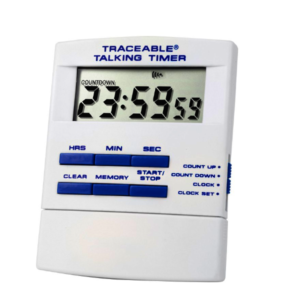 Traceable Talking Timer