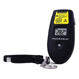 Traceable Infrared Thermometer with Lanyard / Keychain