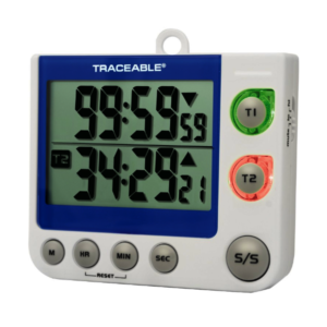 Traceable Flashing LED & Big-Digit Dual Channel Timer