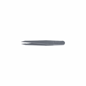 Plastic Tweezer, style sharp, 110mm, Delrin, tips 0.30 x 0.30mm