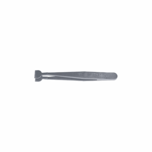 Plastic Tweezer, style flat, 114mm, Delrin, tips 11.99 x 0.15mm