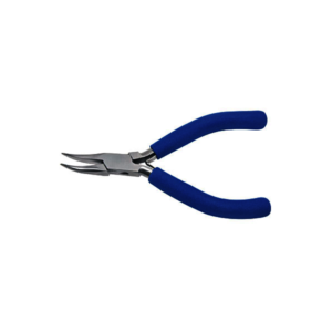 Bent Chain Nose Precision Pliers, overall length 135mm