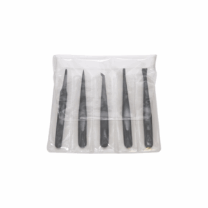 Set of 5 PELCO SV ESD Safe, PVDF Tweezers