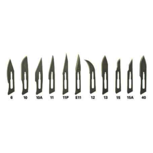 Sterile, Carbon Steel Scalpel Blades for No. 3 Handles, Sterile