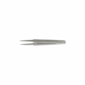 Plastic Tweezer, 2a, 115mm, Delrin, tips 2.77 x 0.25mm
