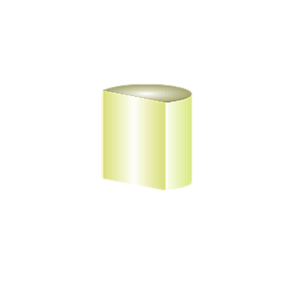 Pyrex Wedge Polishing Stub