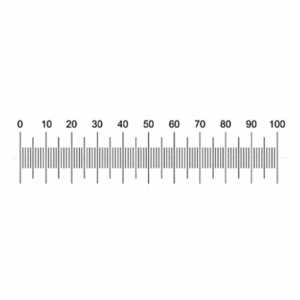 Low Magnification Calibration Ruler