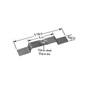 Tungsten Boat, Small, 4,8 x 1,6mm dimple