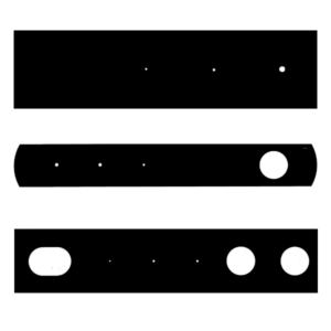 Gilded Copper Strip Apertures