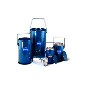 Enamelled steel Dewars - with handles