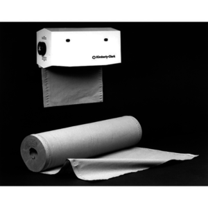 Steel blue disposable wipes and dispensers