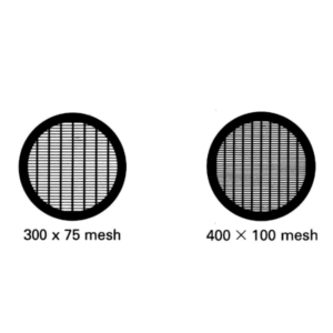 Rectangular mesh TEM grids