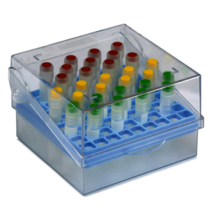 81 Place Polycarbonate Tall Tube Box Blue