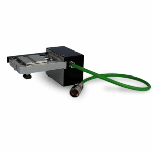 Motorised cross feed table