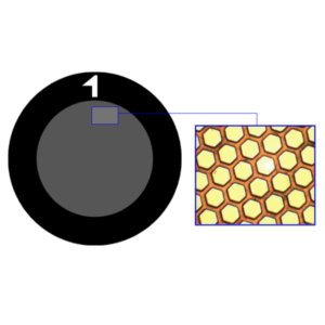 Ultra Fine Hexagonal 1000 Mesh