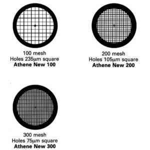 Thick bar/thin bar TEM grids