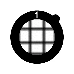 Gilder Hexagonal Mesh, Fine Bar Grids, 400 Mesh