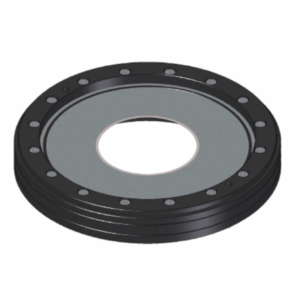 Saw assembly, blade in tension ring